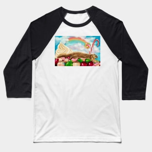 A squirrel in candy land! Baseball T-Shirt